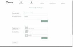 Einloggen oder Registrieren geht schnell bei Fotokalender.com