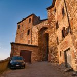 Enge und steile Gassen in Montepulciano