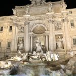 Trevi Brunnen Frontalblick