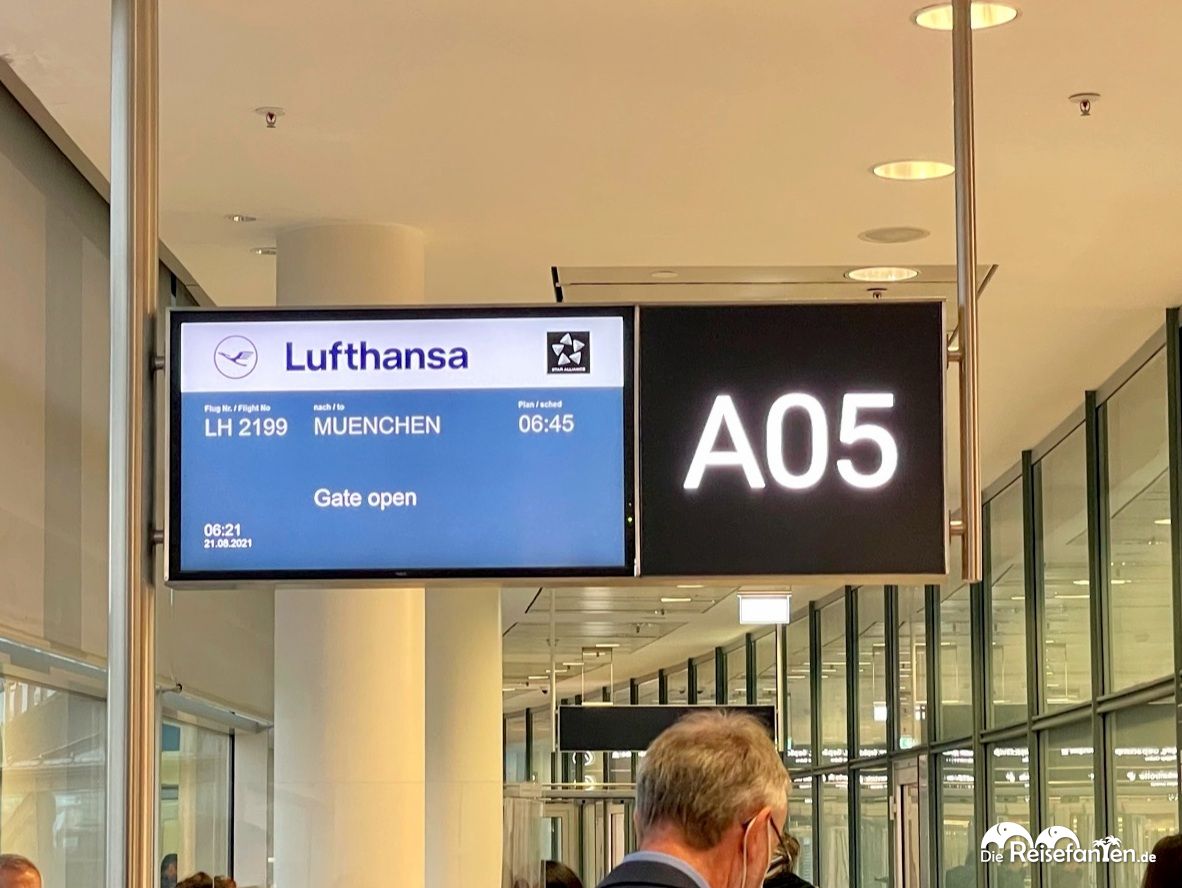 Flug von Bremen nach München