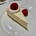 New York Cheesecake zum Nachtisch auf der Jewel of the Seas
