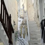 Enge Gassen in Mykonos Stadt