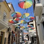 Regenschirme auf Aegina