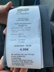 Busticket von Limassol nach Larnaka Marina