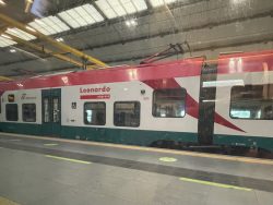 Blick auf den Leonardo Express