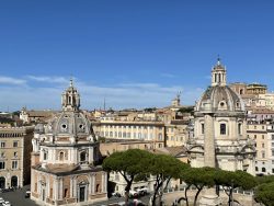 Ausblick von der Aussichtsplattform des Vittorio Emanuele Denkmals
