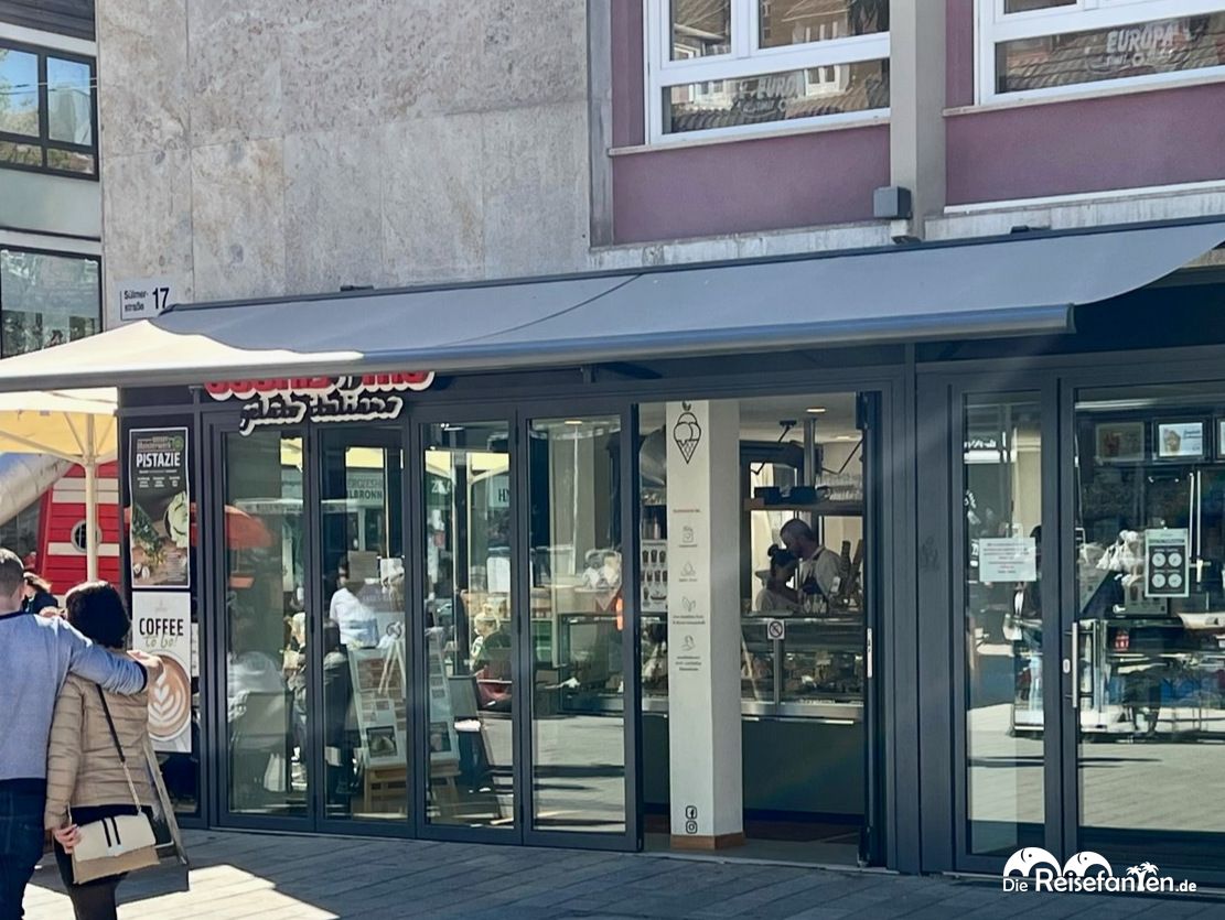 Aussenansicht der Eisdiele Buonissimo Heilbronn