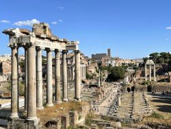 Blick auf das Forum Romanum vom Kapitolsplatz