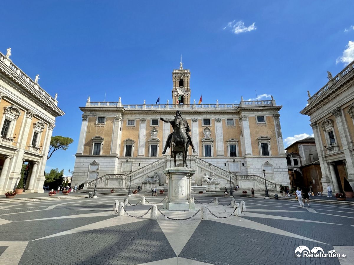 Der Kapitolsplatz in Rom