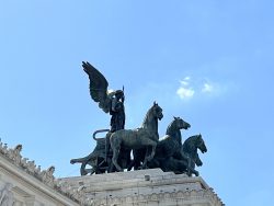 Quadriga des Vittorio Emanuele Denkmals in Rom