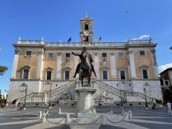 Reiterstandbild des Kaisers Mark Aurel auf dem Kapitolsplatz