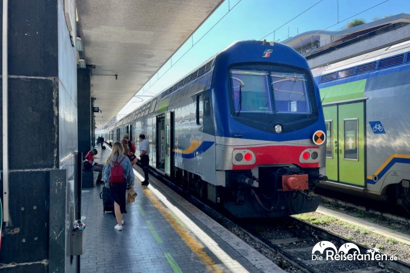 Regionalzug in Roma Termini