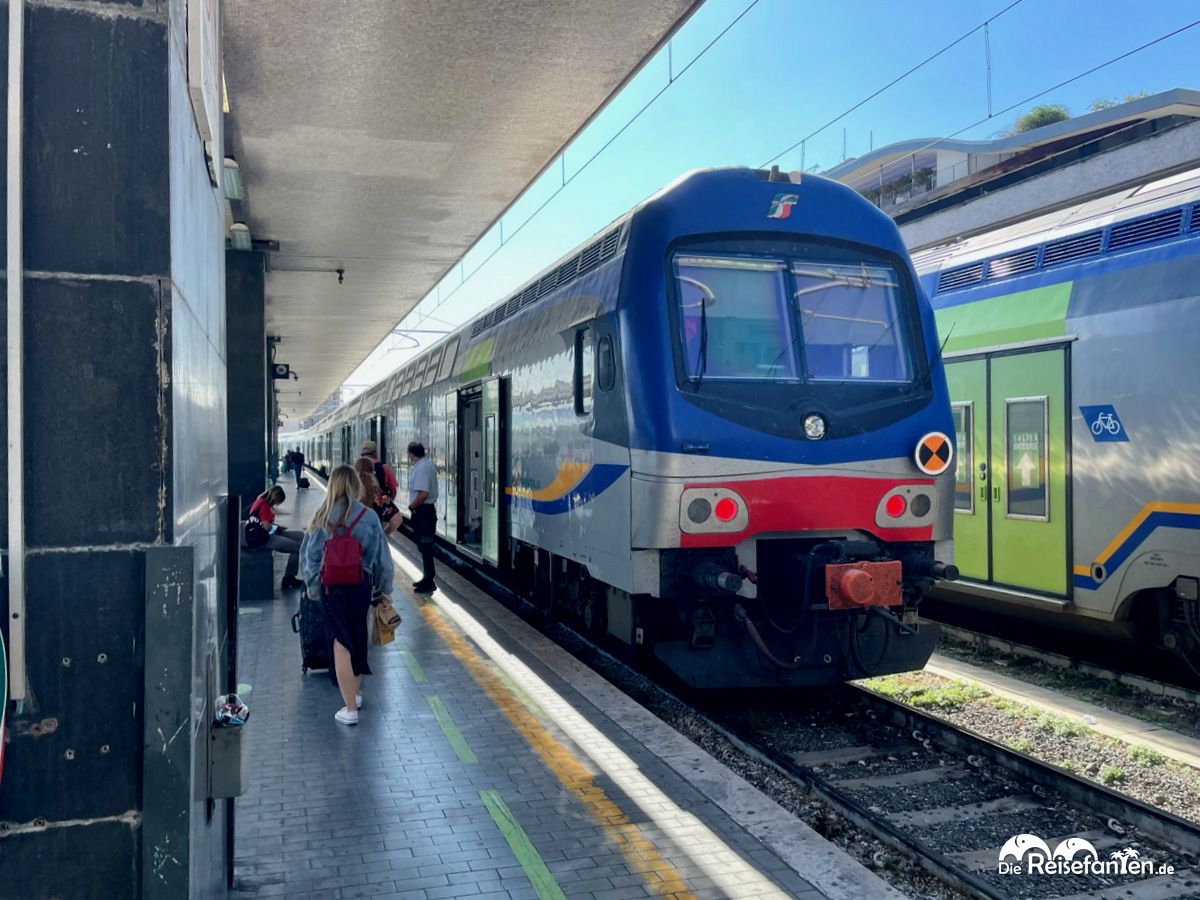Regionalzug in Roma Termini