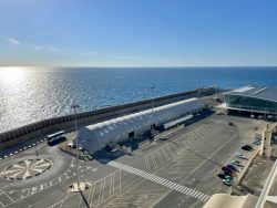 Terminal am Hafen von Civitavecchia