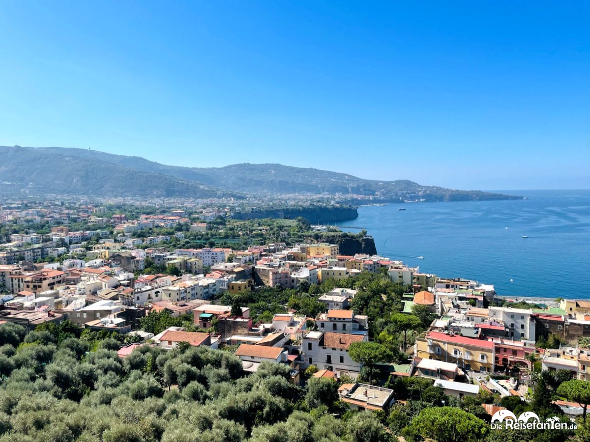 Ausblick von der Limoncello Fabrik