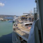 Aussicht vom Suitenbalkon an Bord der Harmony of the Seas