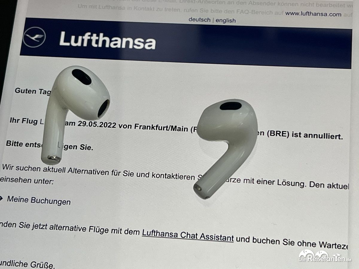 Lufthansa Annullierung