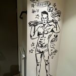 Wanddesign im 25hours Hotel Hamburg HafenCity