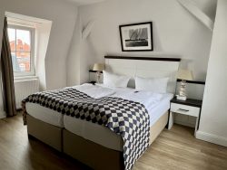Doppelzimmer im Hotel Strandschlösschen in Travemünde