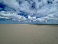 Weiter Strand an der Ostküste von Baltrum