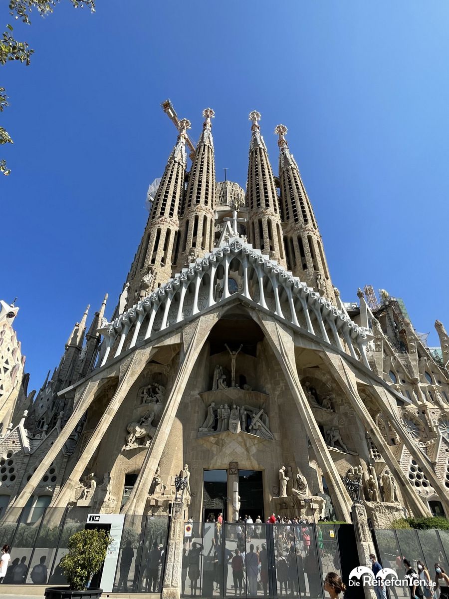 Aussenansicht der Sagrada Familia in Barcelona