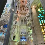 Innenansicht der Sagrada Familia in Barcelona