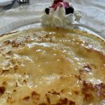 Pfannkuchen mit Zitronenmarmelade in der Albergo Marina in Monterosso Al Mare