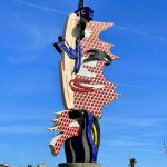 Roy Liechtenstein Statue in Barcelona