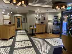 Eingangsbereich vom Point A Hotel Paddington in London