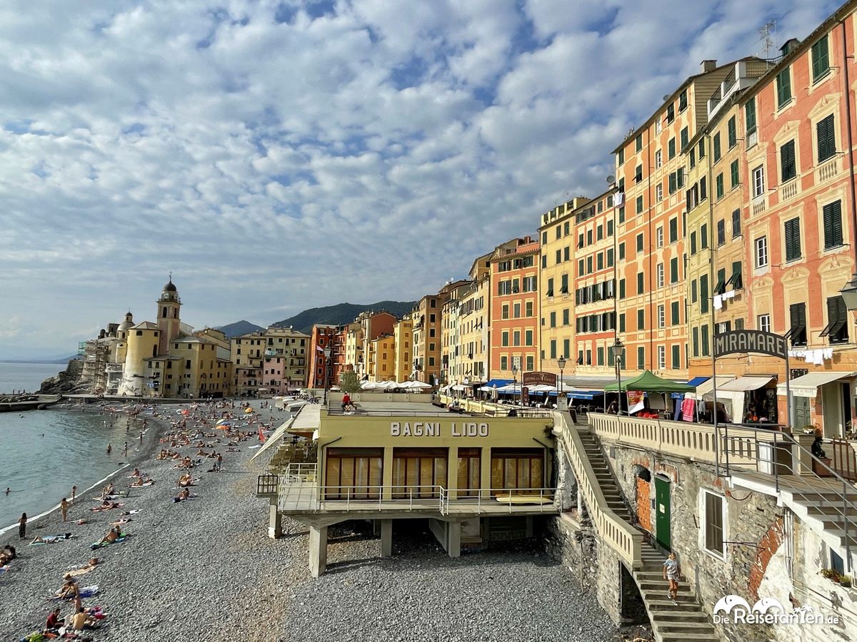 Nostalgischer Strand von Camogli