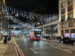 Weihnachtsbeleuchtung Marble Arch Oxford Street