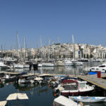 Blick auf den Jachthafen von Piraeus