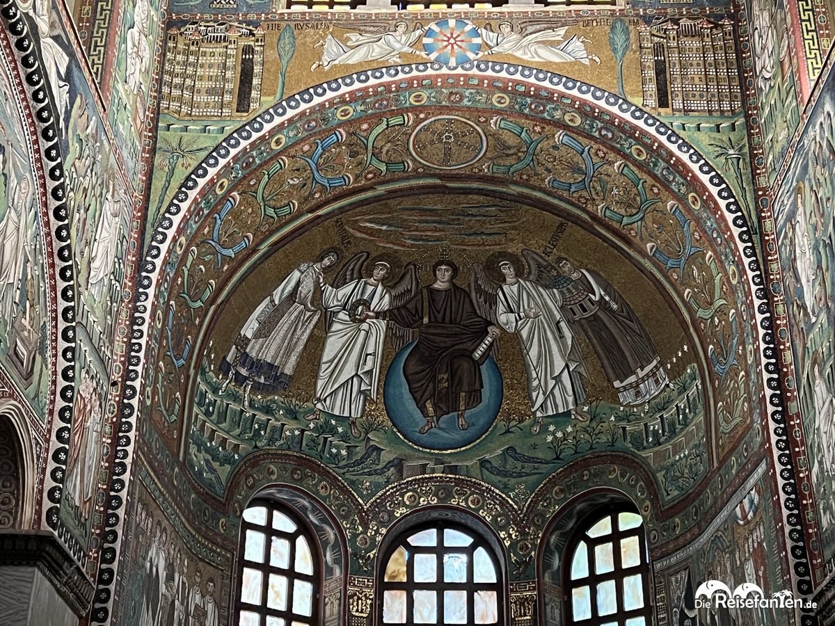 Mosaikarbeit in der Kirche San Vitale in Ravenna