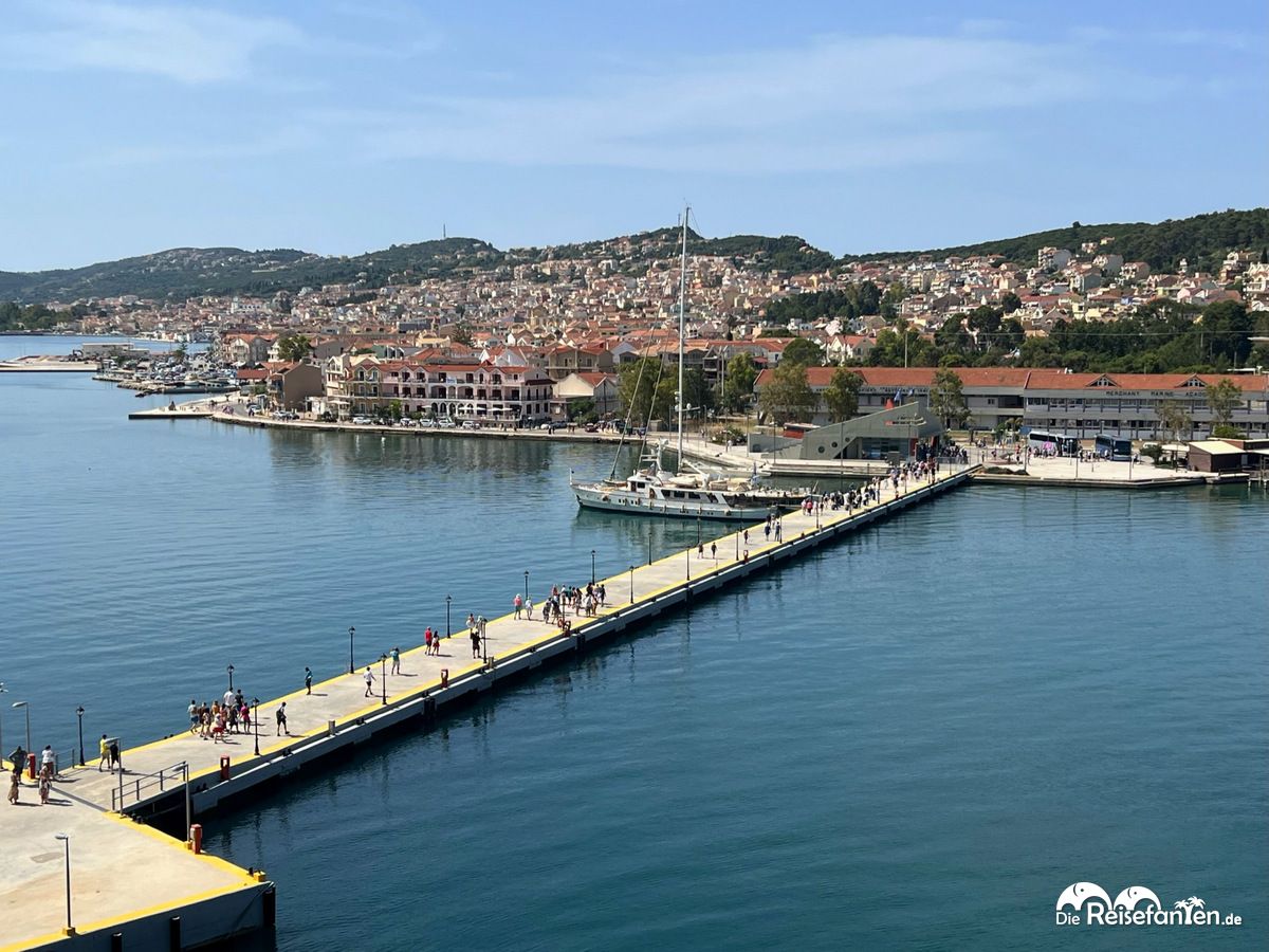 Pier in Argostoli auf Kefalonia