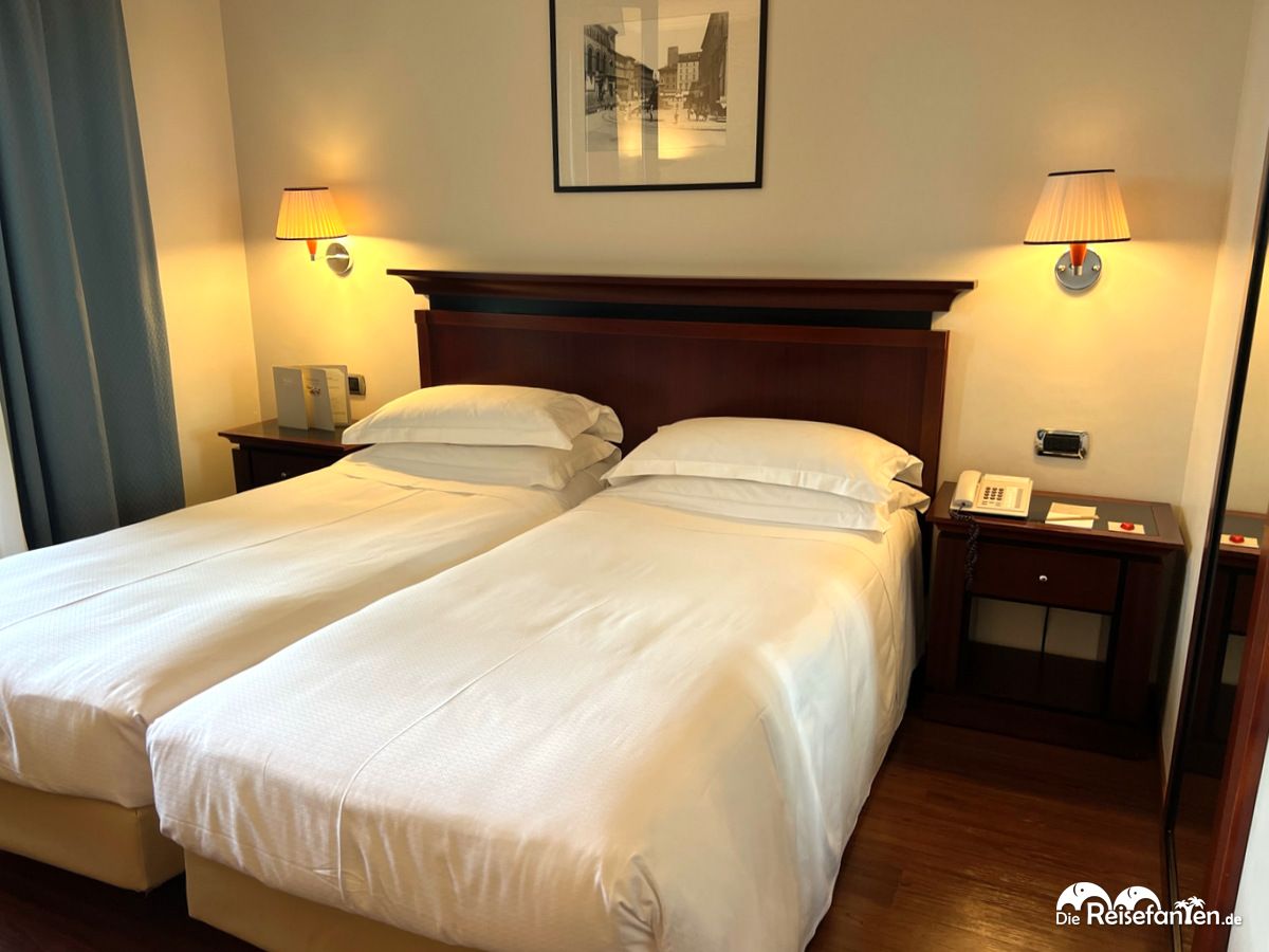 Zweibettzimmer im Starhotels Excelsior in Bologna