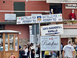 Bootsanleger in Portofino