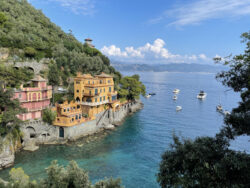 Schöne Bucht bei Portofino