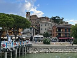 Blick auf Passiagnano sul Trasimeno