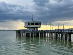 Blick auf den Seeanleger in Passiagnano sul Trasimeno