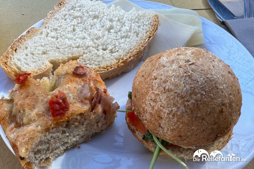 Frühstück im Hotel Palazzuola in San Quirico d'Orcia 2