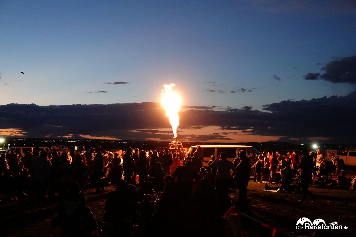 Erster Versuch der 50. Albuquerque Balloon Fiesta 17