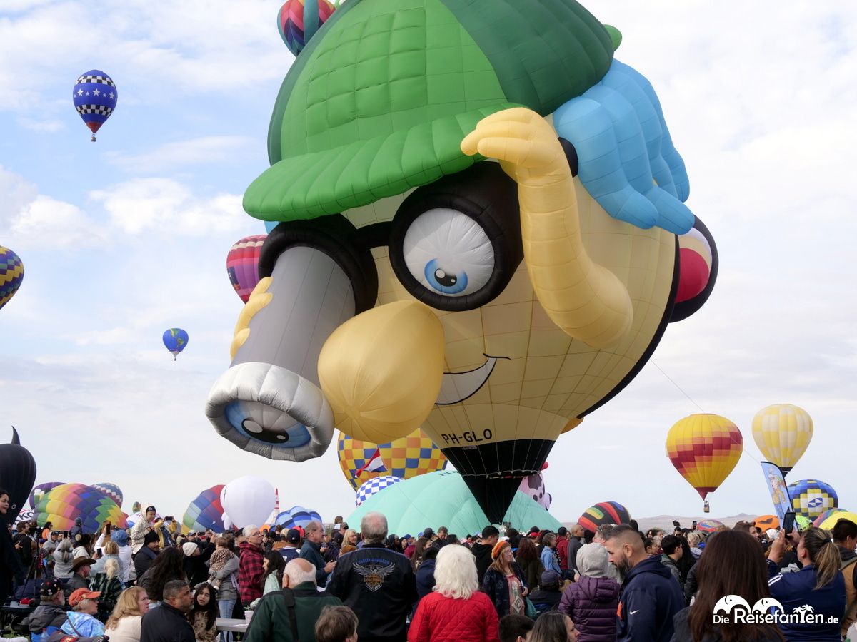 Zweiter Versuch der 50. Albuquerque Balloon Fiesta 16