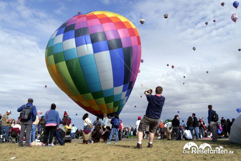 Zweiter Versuch der 50. Albuquerque Balloon Fiesta 33