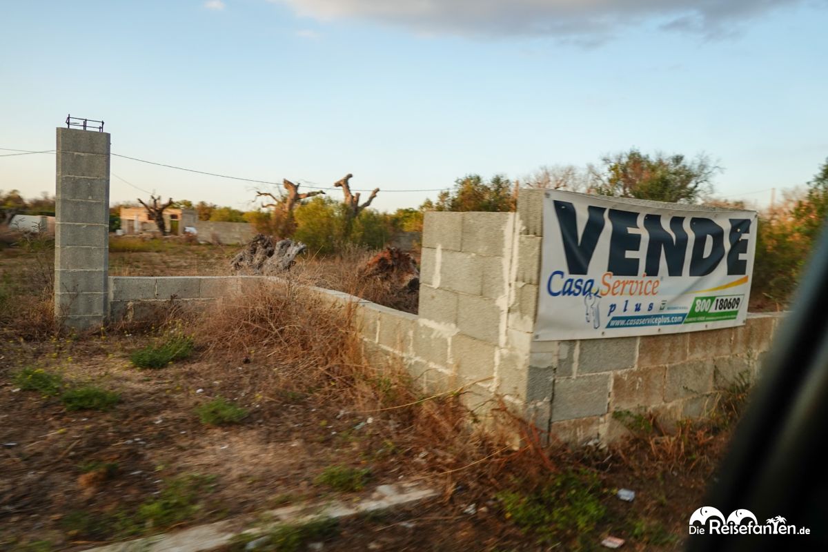 Verfallene Gebäude in Apulien