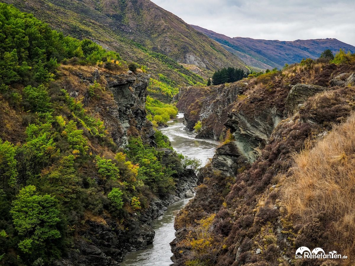 Kawarau Gorge Suspension Bridge Hoch über dem Anduin (1)